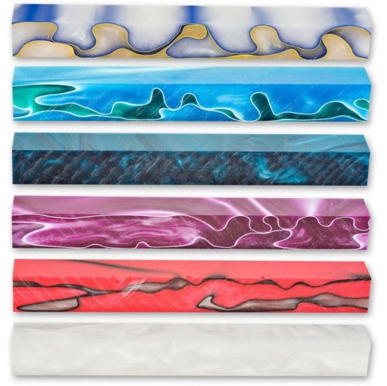 CraftProKits 6 Stk. Blandet Akrylblokke 150 x 16 x 16 mm - AX700291