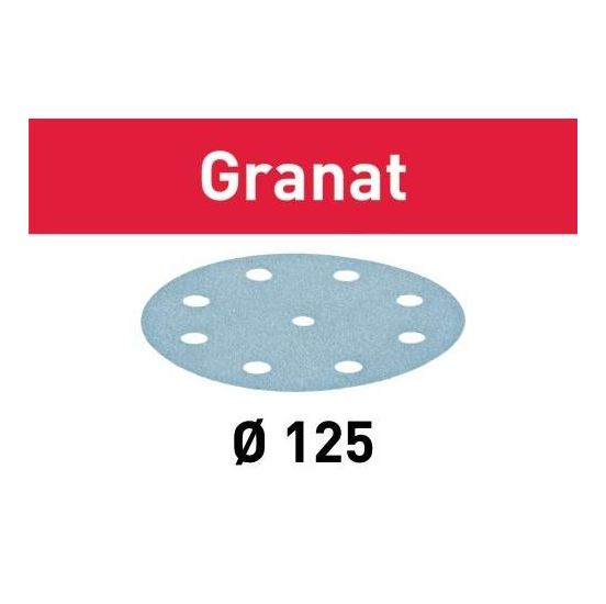 Festool StickFix-slibepapir Ø 125 mm Granat P120 - 497169