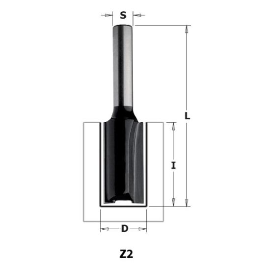 Overfræsebor HM 8x20/51 K8 C - K911-080