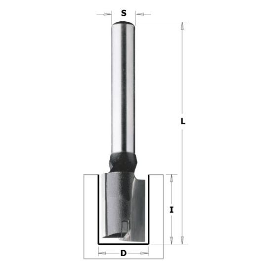 Overfræsebor HM 8x40/90 K8 C - K174-082