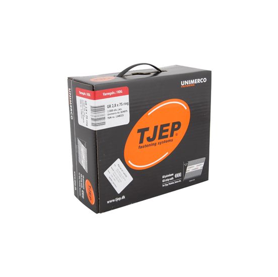 TJEP GR28/75 Ringsøm varmgalv., Reduced head. Maxibox 2.000 - TJ834075