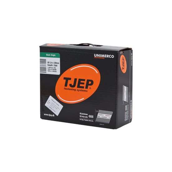 TJEP GR34/100 Glat blank, Reduced head. Box 1.600 pcs - TJ834299