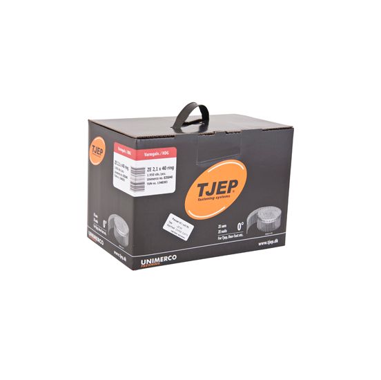 TJEP ZE21/40 Ringsøm varmgalv., Full head. Box 1.950 pcs. - TJ835040