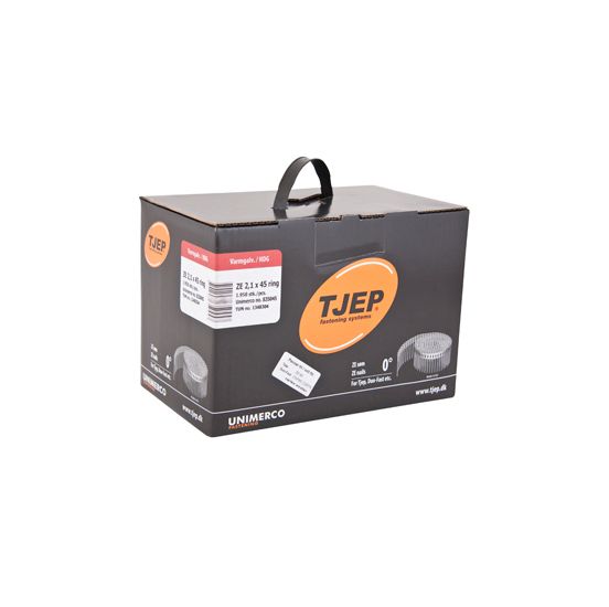 TJEP ZE21/45 Ringsøm varmgalv., Full head. Box 1.950 pcs. - TJ835045