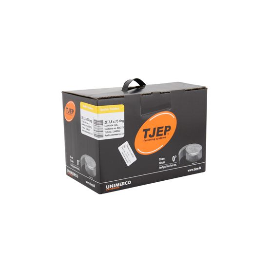 TJEP ZE25/75 Ringsøm rustf. 4A, Lense head. Box 1.300 pcs. - TJ835375