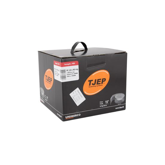 TJEP PC28/90 Ringsøm varmgalv., Full head. Box 1.600 pcs. - TJ839090