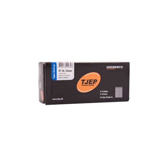 TJEP TF18 stifter 35mm, Elgalvaniseret. 5.000 stk. - TJ842035