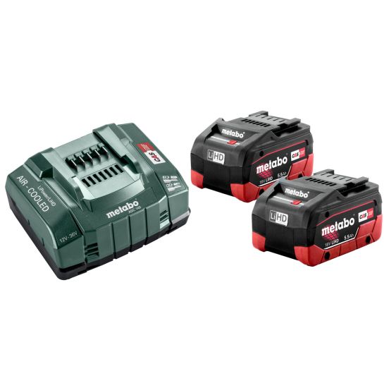Metabo Basis Batterisæt 2x5,5 AH Lidh + ASC 145 - 685122000