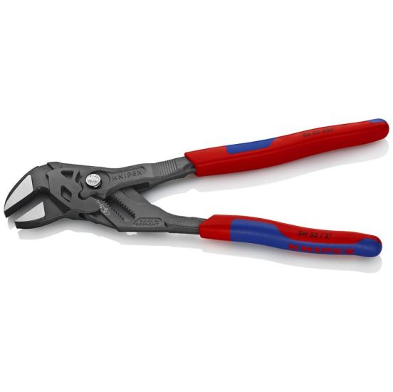 Knipex Tangnøgle tang og skruenøgle i ét værktøj sort atramenteret, med flerkomponent-håndtag 250 mm - KN-8602250SB