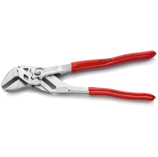 Knipex Tangnøgle tang og skruenøgle i ét værktøj forkromet, betrukket med kunststof 250 mm - KN-8603250