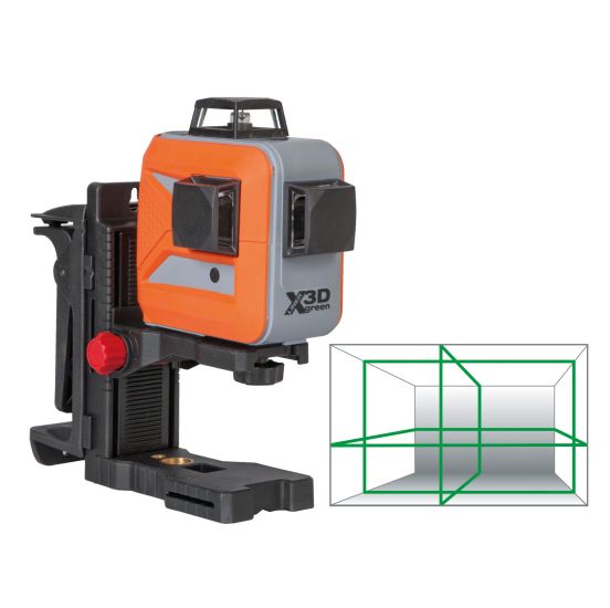 Nedo X-liner krydslaser 3D 360 grader Grøn - TA-868641