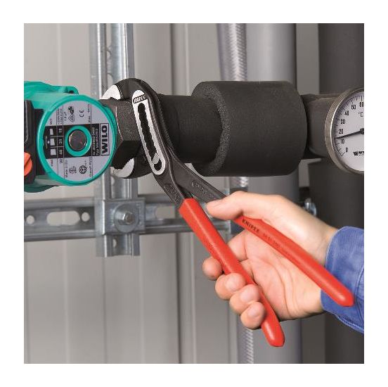 Knipex KNIPEX Alligator® Vandpumpetang sort atramenteret, betrukket med skridhæmmende kunststof 300 mm - KN-8801300SB