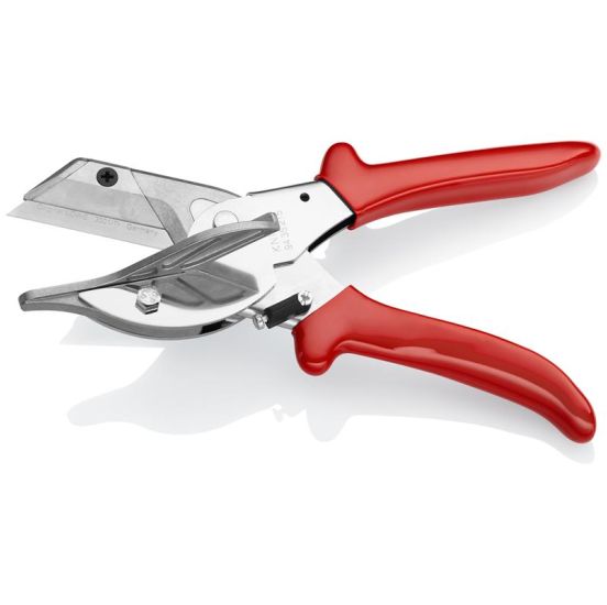 Knipex Geringssaks til kunststof- og gummiprofiler forkromet, med kunststof-håndtag 215 mm - KN-9435215EAN