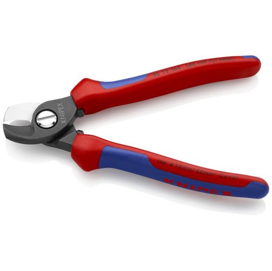 Knipex Kabelsaks bruneret, med flerkomponent-håndtag 165 mm - KN-9512165