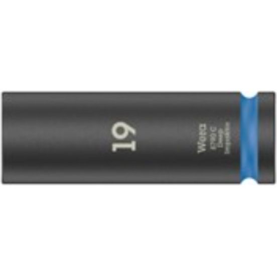 Wera 8790 C Impaktor Deep Topnøgleindsats 19 x 83 mm, 1/2"-tilslutning - 05004836001