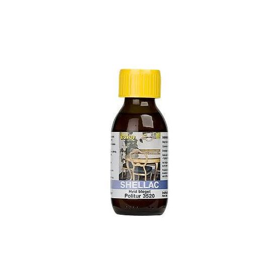 Borup Shellac Politur 3520 i 1/2 Liter - bleget - 5035200.5