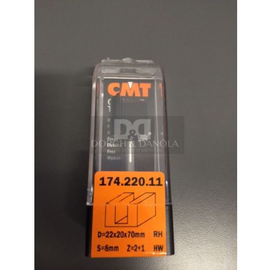 CMT Overfræsebor HM 22x20/70 K8 - 174.220.11