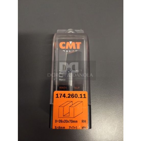 CMT Overfræsebor HM 26x20/70 K8 - 174.260.11