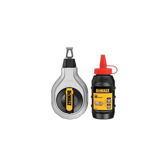 DeWalt Kridtsnor 6:1 med rødt kridt - DW-DWHT47408-0