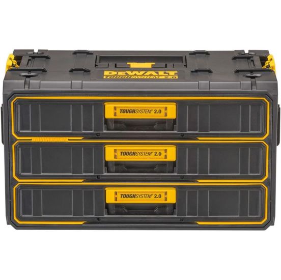 DeWalt® ToughSystem® 2.0 værktøjskasse med tre skuffer - DW-DWST08330-1