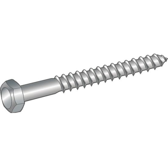 ESSVE franske skruer T6S FZV varmforzinket 8 x 40 - ES-504421