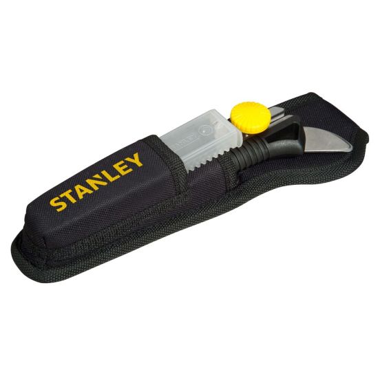 Stanley Dynagrip kniv m/tæppehage 18mm inkl. skede - DW-STHT7-10220