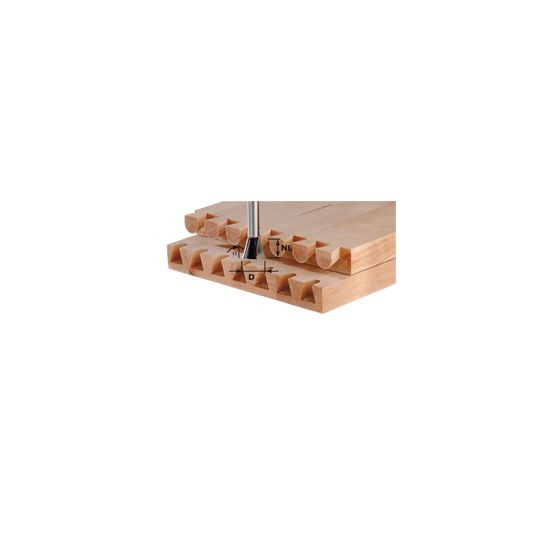 Festool Grat-/sinkefræser HW, skaft 8 mm, HW S8 D20/17/15° - 490996