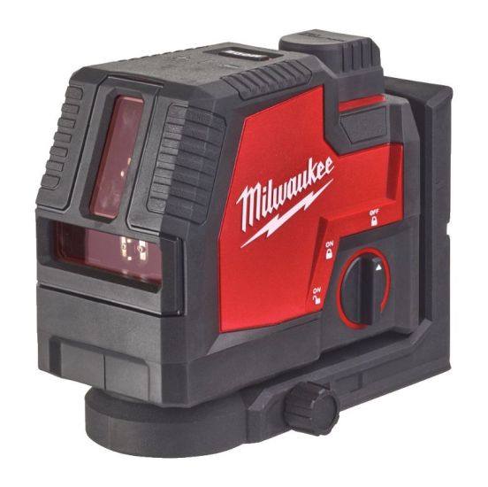 Milwaukee USB-opladlig grøn krydslaser med lodpunkter L4 CLLP-301C - 4933478099