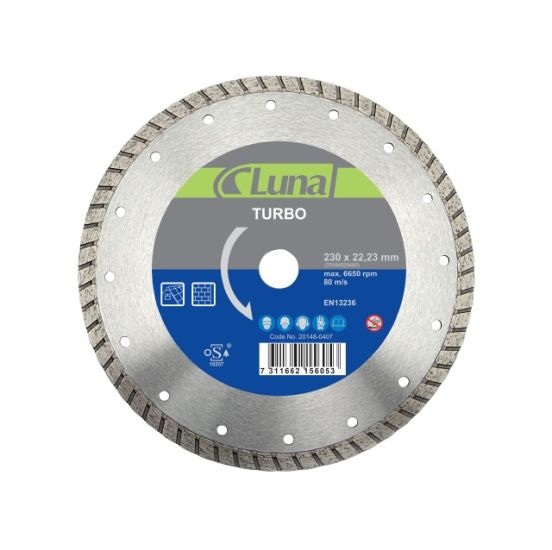 Luna Diamantklinge 125 mm Turbo - Beton med stål - 201480209