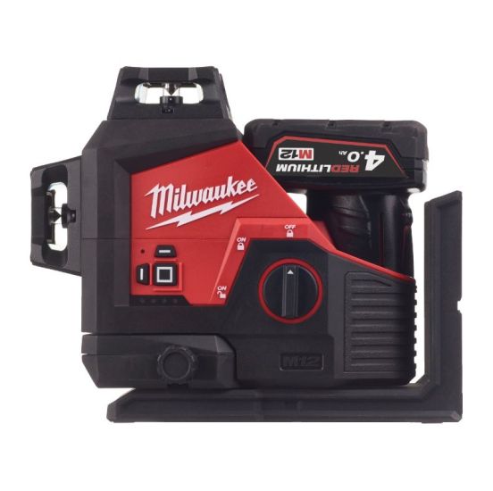 Milwaukee 3-planslaser M12 3PL-401C - 4933478102