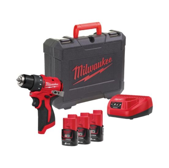 Milwaukee M12BLDDRC-203 kompakt kulfri bore-/skruemaskine M12 - 4933499685