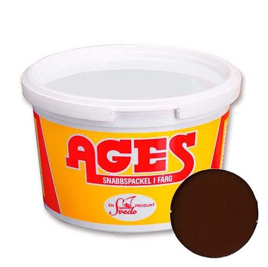 Ages spartelmasse nr.11 Mahogni mørk 400g - 54A0011