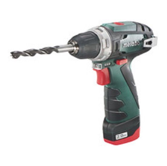 Metabo akku Slagboremaskine PowerMaxx SB Basic (inkl. 2x batterier + Oplader) - 600385500