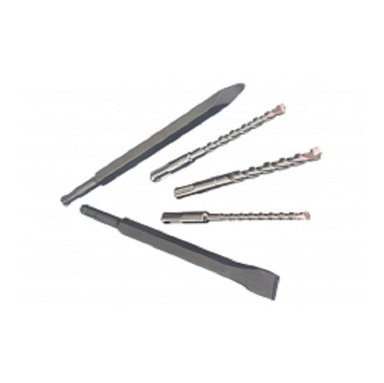 Metabo Bor-/Mejselsæt SDS-Plus 5 dele - 630477000