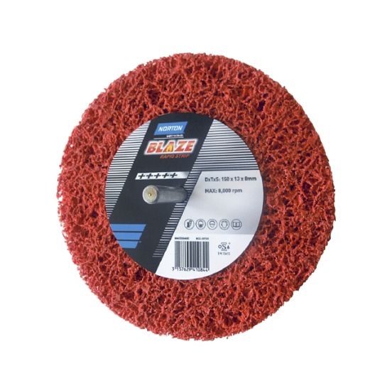 Norton BearTex Sliberondel Nylon 100x13x6 mm Blaze Rapid Strip - 190190058