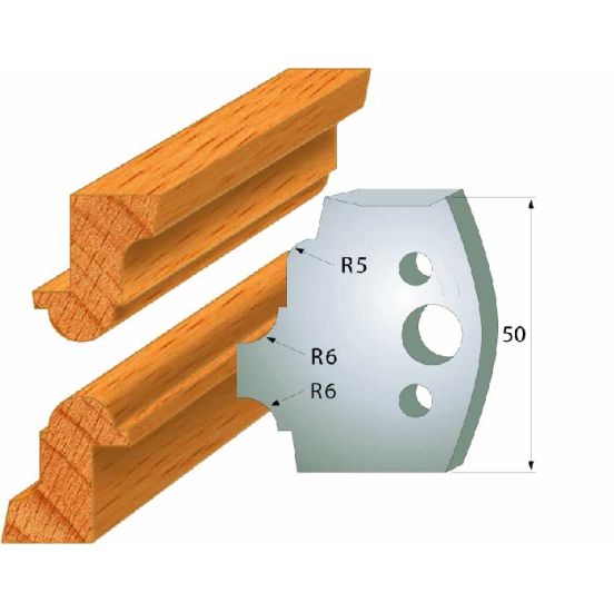 CMT Profilknive sæt 50mm nr. 542 - 690.542