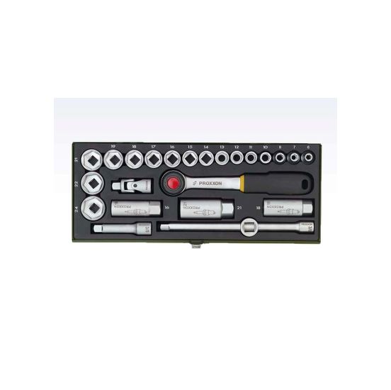 Proxxon Topnøglesæt 3/8" 24 dele - ROL-23110