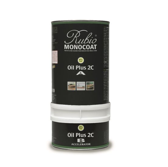 Rubio Monocoat olie Plus 2C Frost Green 275 ml inkl. accelerator 75 ml. - RMC-146922