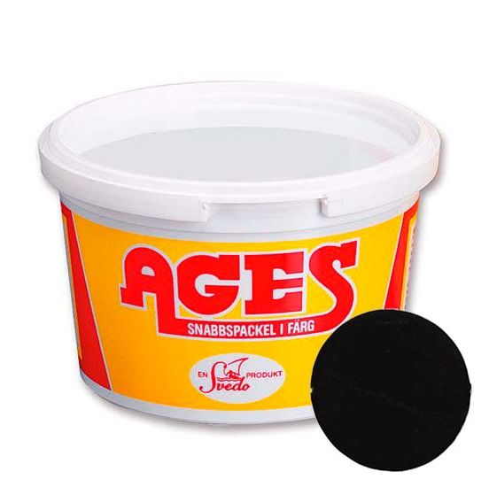 Ages spartelmasse nr.17 Sort 400g - 54A0171