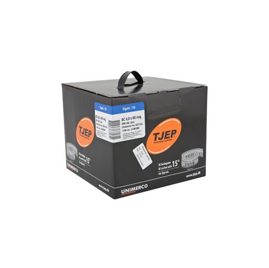 TJEP BC40/60 Kamsøm elgalv., Full head. Box 800 pcs. - TJ837161