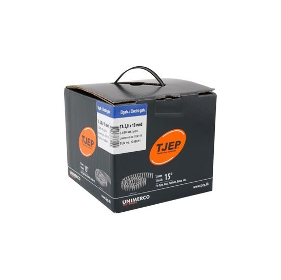 TJEP TA30/19 elgalv., t/tagpap. Box 3.840 stk - TJ836119