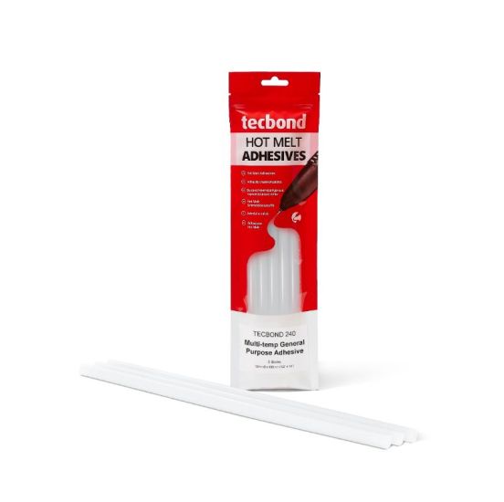 Tecbond 240 limstænger Ø12mm allroundlim klar 5 stk. - KT-30015