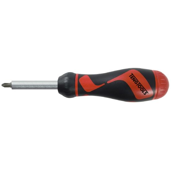 Teng Tools Bitsskruetrækker MDR908 med skralde - 186560108