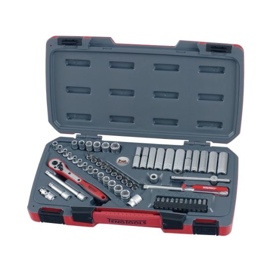 Teng Tools Topnøglesæt 1/4'' T1460 med 60 dele - 167260108