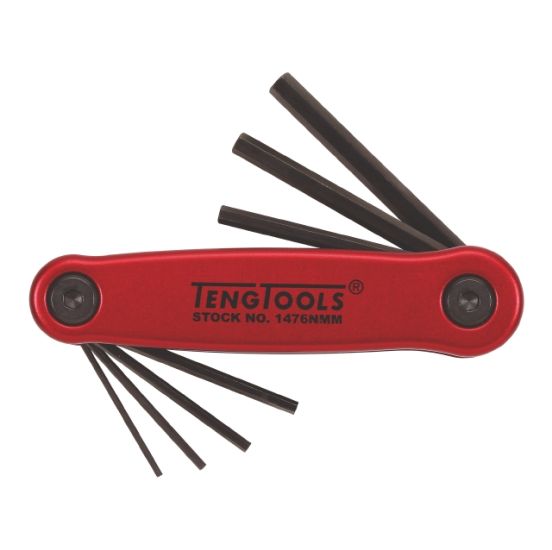 Teng Tools Unbraconøglesæt 1476NMM 1,5-6mm - 151470101