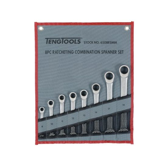 Teng Tools Ringgaffelnøglesæt 6508RSMM - 167160100