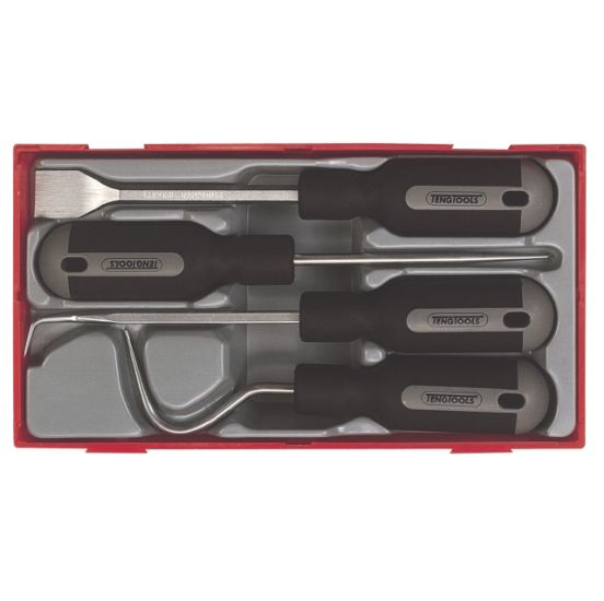 Teng Tools skrabe- og afmonteringssæt TTSR04 med 4 dele - 117690107