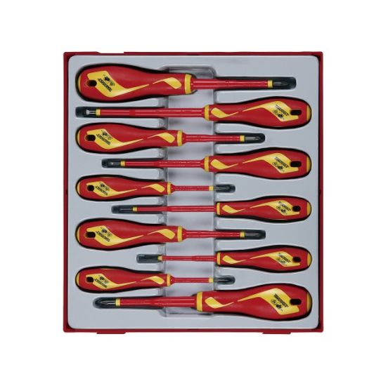 Teng Tools skruetrækkersæt 1000V TTDV910N med 10 dele - 174390104