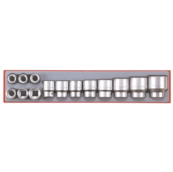 Teng Tools topnøglesæt 3/4" TTX3414 med 14 toppe 19-50mm - 101540102