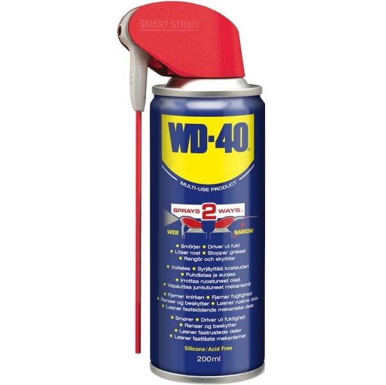 WD40 - Multiolie 200 ml med sm - WD40-200-ST